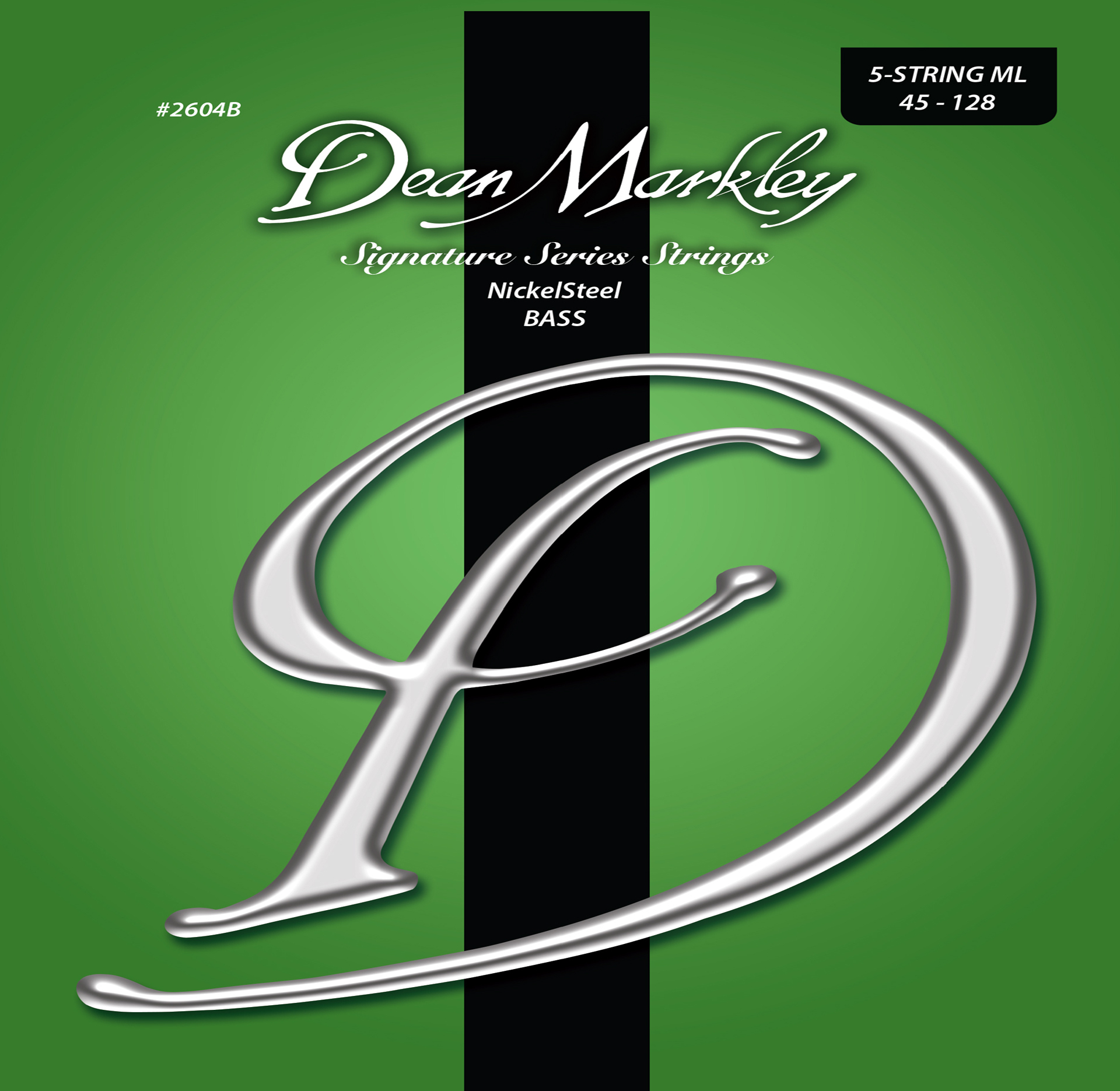Dean Markley Signature - 2604 B - Electric Bass String Set, 5-String, Medium Light, .045-.128