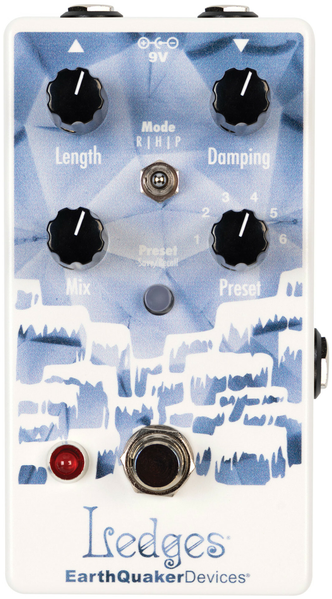 EarthQuaker Devices Ledges™ Glaciers Edition - Tri-Dimensional Reverberation Machine