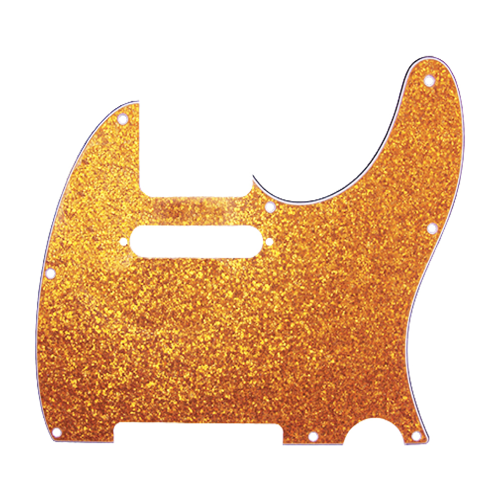 D'Andrea T-Style Pickguard (DPP TL GOS), Gold Sparkle