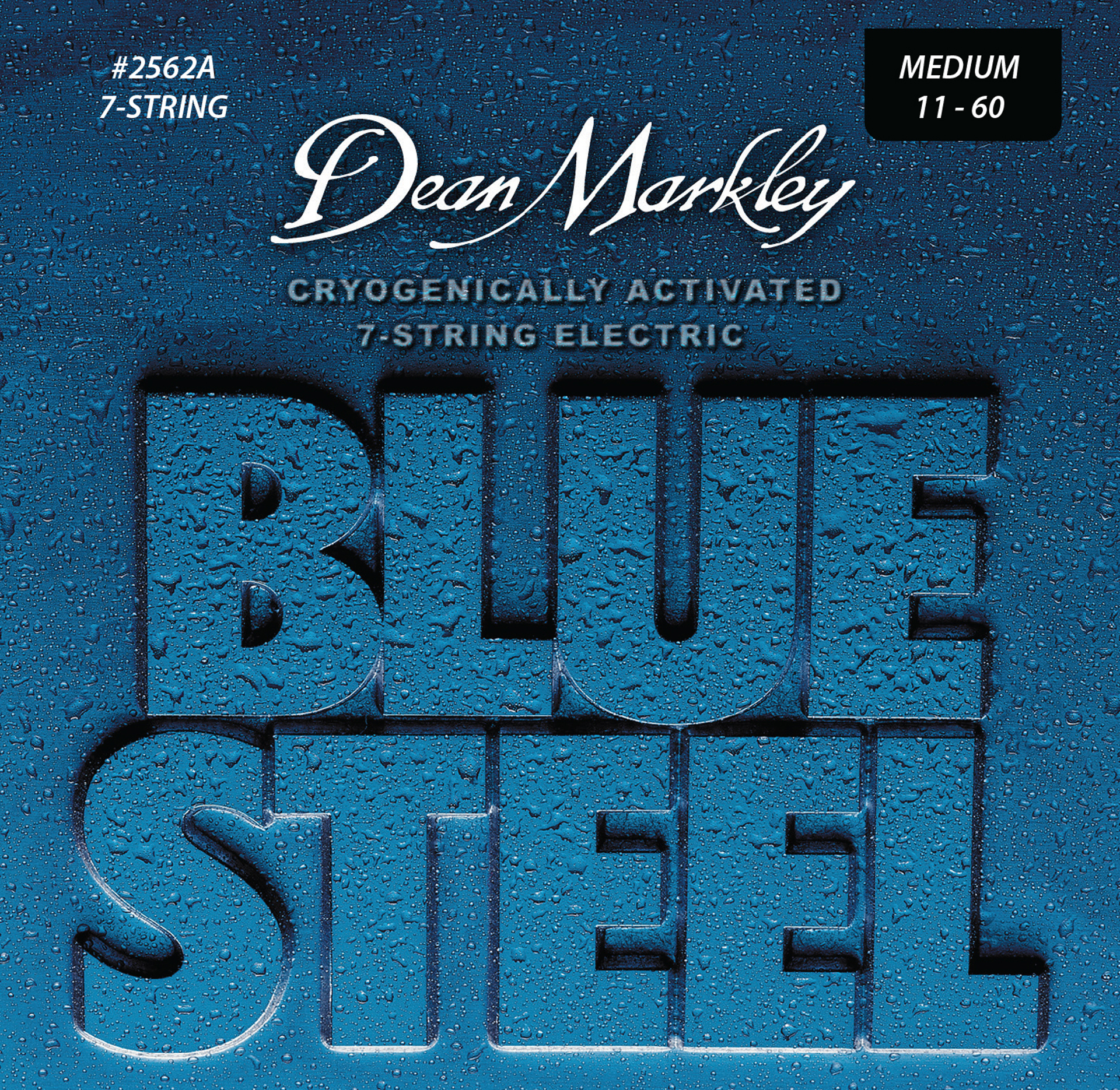 Dean Markley Blue Steel - 2562 A - Electric Guitar String Set, 7-String, Medium, .011-.060