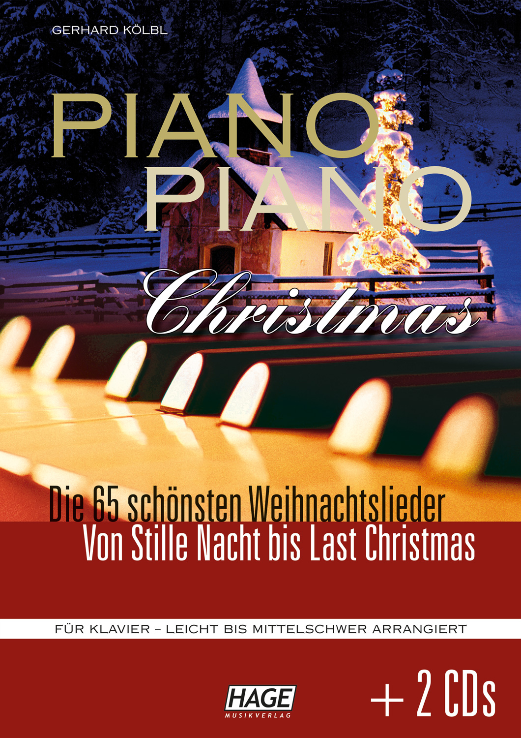 HAGE Piano Piano Christmas  + 2 CDs - EH 3699