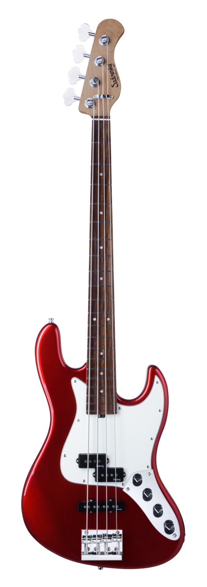 Sadowsky MetroExpress 21-Fret Hybrid P/J Bass, Morado Fingerboard, 4-String - Solid Candy Apple Red Metallic High Polish