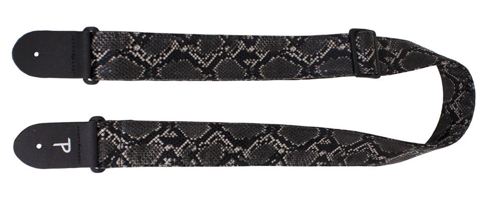 Perri's 7555 Faux Snake Skin Gurt, black