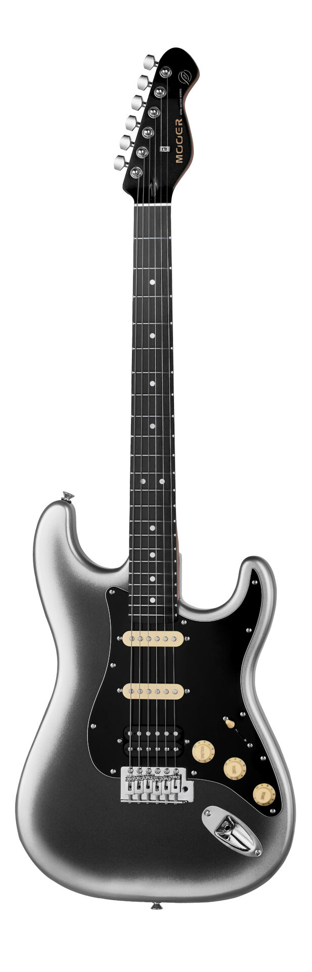 Mooer MSC10 Pro Guitar - Dark Silver