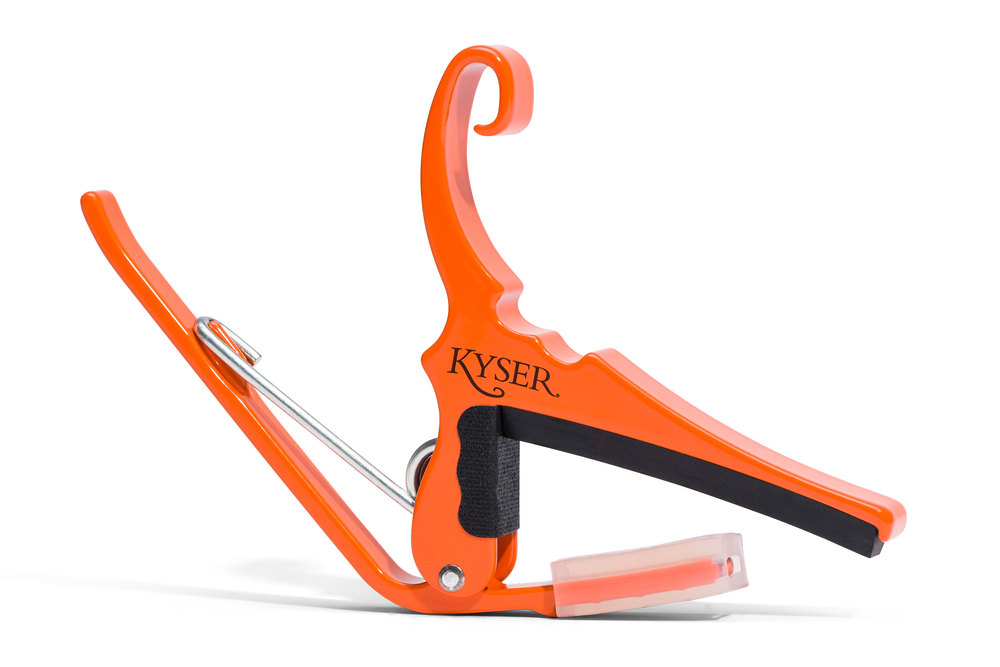 KYSER Quick-Change Acoustic Capo, Orange Blaze