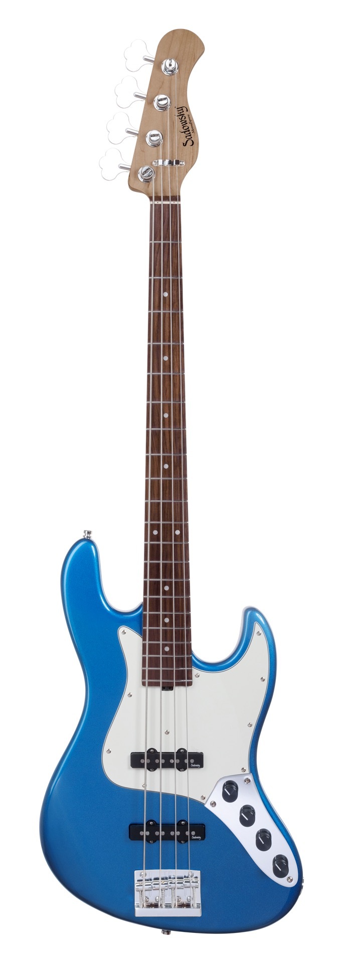 Sadowsky MetroExpress 21-Fret Vintage J/J Bass, Morado Fingerboard, 4-String - Solid Ocean Blue Metallic High Polish