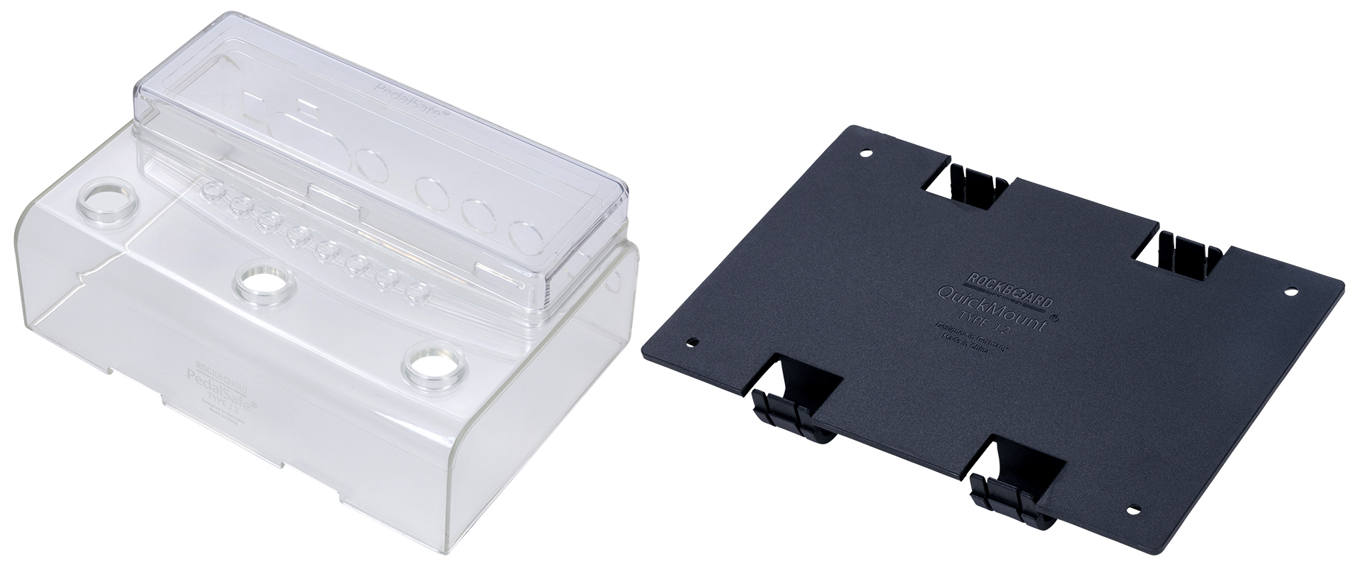 RockBoard PedalSafe Type J2 - Protective Cover and Rockboard Mounting Plate for STRYMON NightSky, Volante pedals