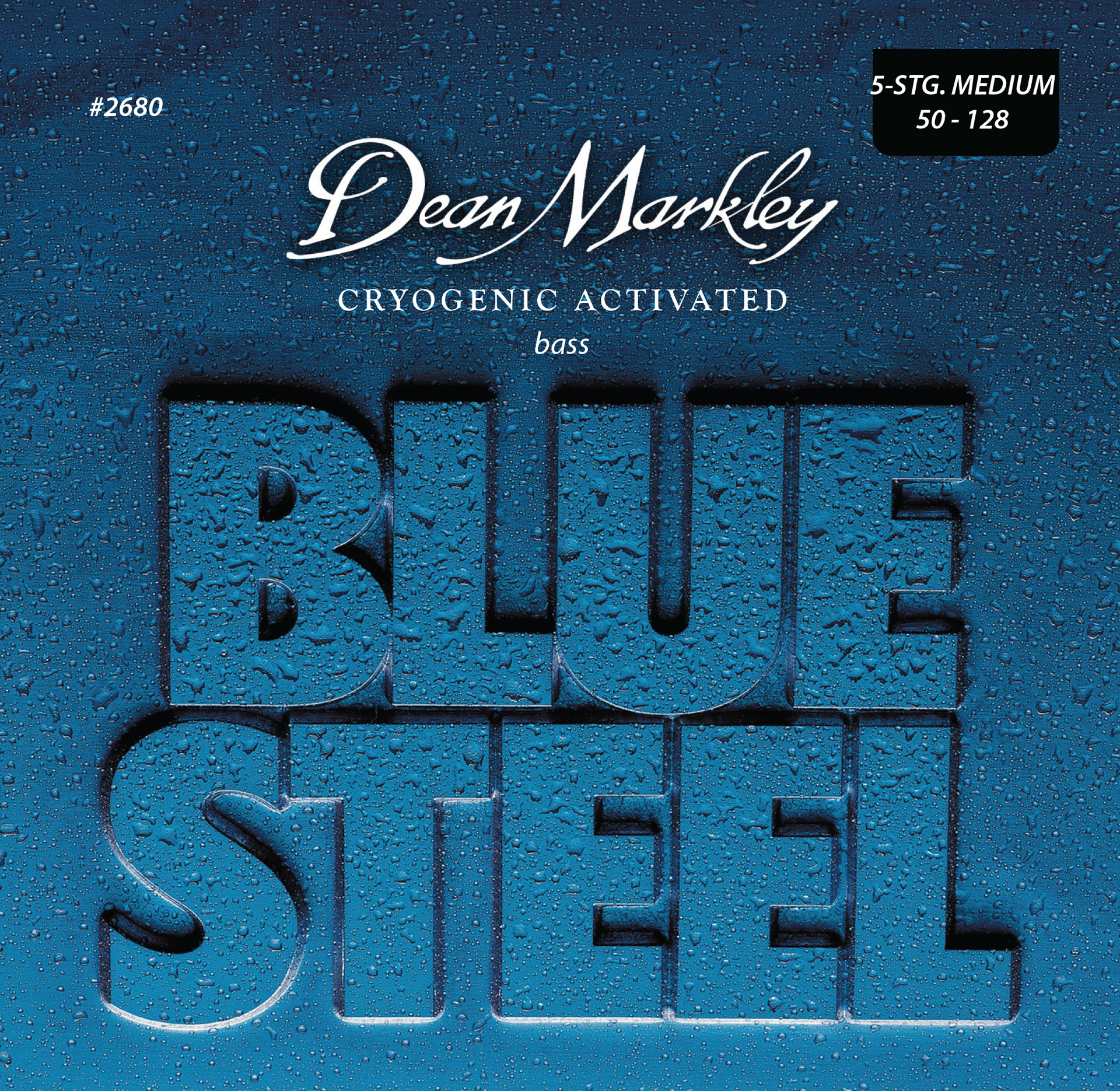 Dean Markley Blue Steel - 2680 - Electric Bass String Set, Stainless Steel, 5-String, Medium, .050-.128