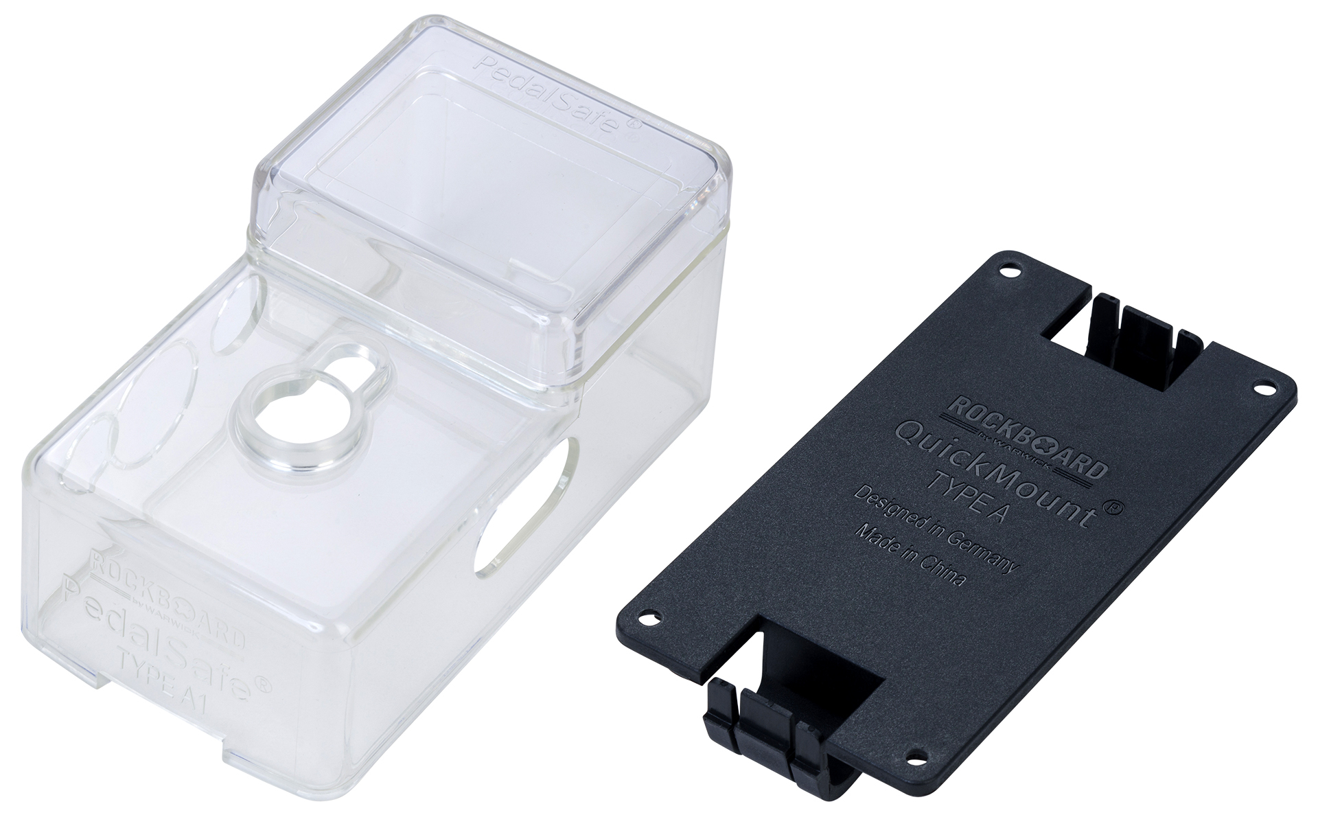 RockBoard PedalSafe Type A1.1 - Protective Cover and Rockboard Mounting Plate for MXR® standard size and Dunlop® Echoplex Delay pedals