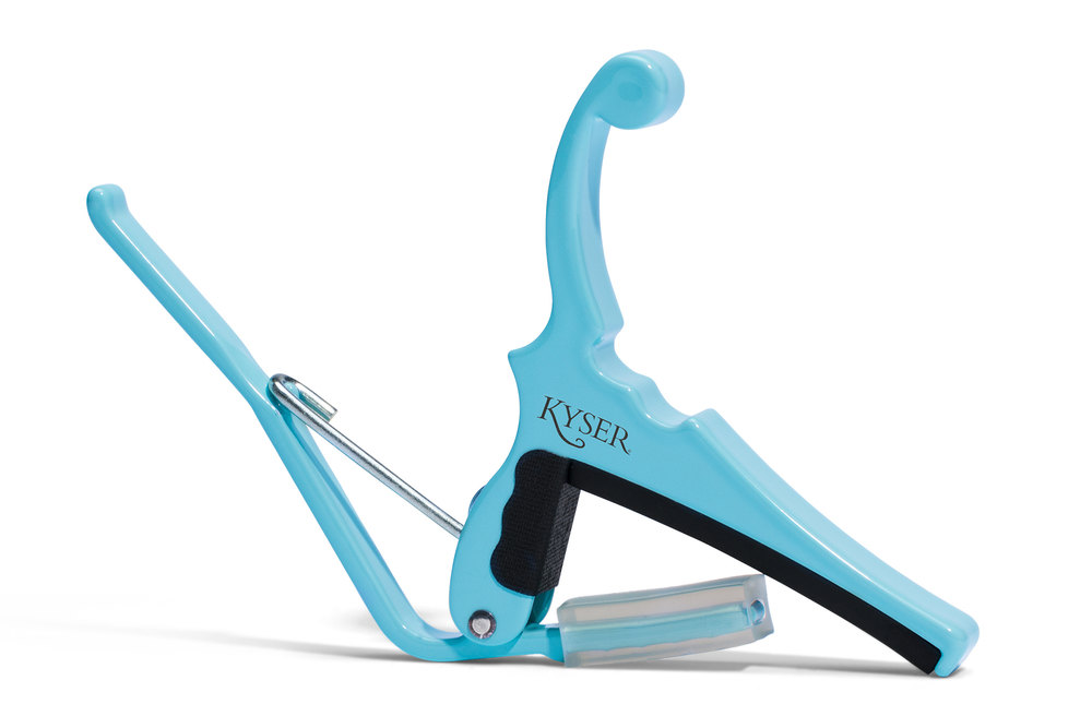 KYSER Quick-Change Capo Fender x Kyser E-Gitarre, Daphne Blue